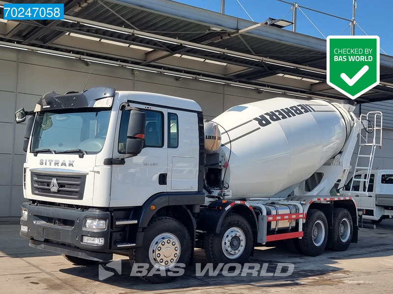 Sitrak G5 350 8X4 8m3 Liebherr Mixer Big-Axle Steelsuspension - Autobetoonisegisti: pilt 1 Sitrak G5 350 8X4 8m3 Liebherr Mixer Big-Axle Steelsuspension - Autobetoonisegisti: pilt 1