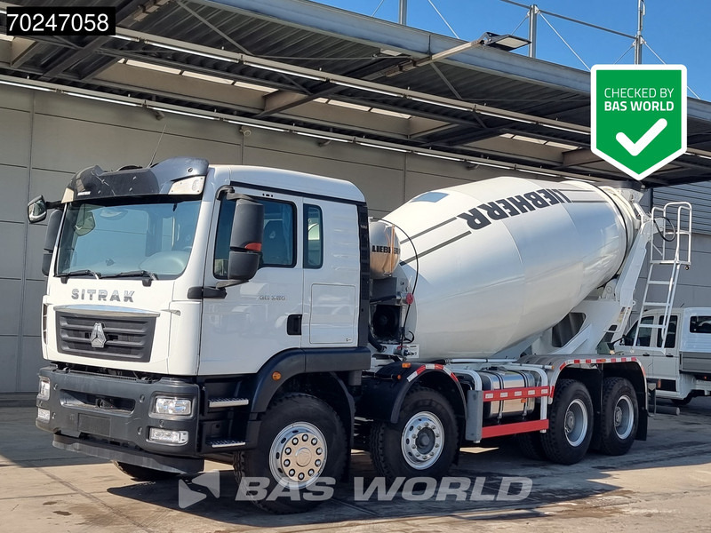 Sitrak G5 350 8X4 8m3 Liebherr Mixer Big-Axle Steelsuspension - Autobetoonisegisti: pilt 1 Sitrak G5 350 8X4 8m3 Liebherr Mixer Big-Axle Steelsuspension - Autobetoonisegisti: pilt 1