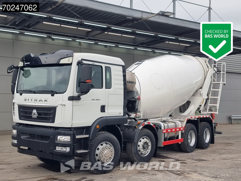 Sitrak G5 350 8X4 8m3 Liebherr mixer Manual Steel Suspension - Autobetoonisegisti: pilt 1 Sitrak G5 350 8X4 8m3 Liebherr mixer Manual Steel Suspension - Autobetoonisegisti: pilt 1