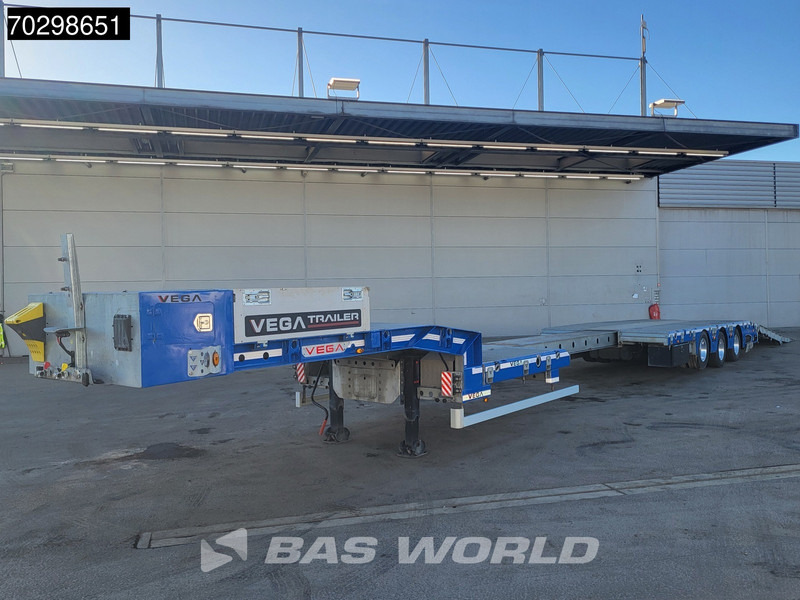 Vega 3 axles Extendable 400cm Galvanised Lifting+Steering Axle - Madal platvormpoolhaagis: pilt 2 Vega 3 axles Extendable 400cm Galvanised Lifting+Steering Axle - Madal platvormpoolhaagis: pilt 2