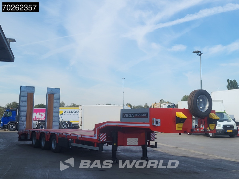 Vega Lowbed 2 axles NEW Hydr. Ramps. Lift+Steering Axle - Madal platvormpoolhaagis: pilt 5 Vega Lowbed 2 axles NEW Hydr. Ramps. Lift+Steering Axle - Madal platvormpoolhaagis: pilt 5