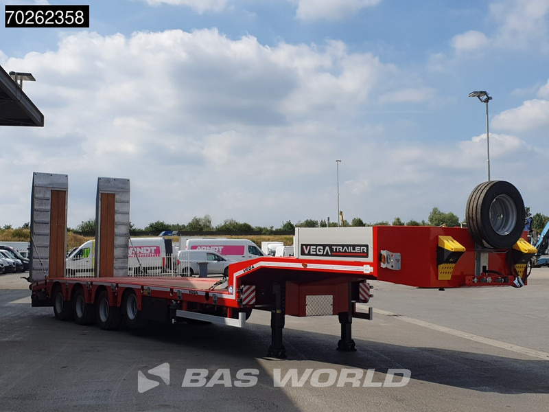 Vega STANDARD LOWBED 2 axles Lift + 2xLenkachse Hydraulic Ramps - Madal platvormpoolhaagis: pilt 3 Vega STANDARD LOWBED 2 axles Lift + 2xLenkachse Hydraulic Ramps - Madal platvormpoolhaagis: pilt 3