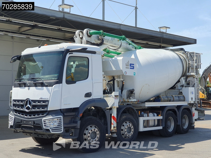 Veoauto Mercedes-Benz Arocs 3243 8X4 Sermac Twinstar 4Z28 PUMI 9m3 Steelsuspension Big-Axle Euro 6: pilt 6