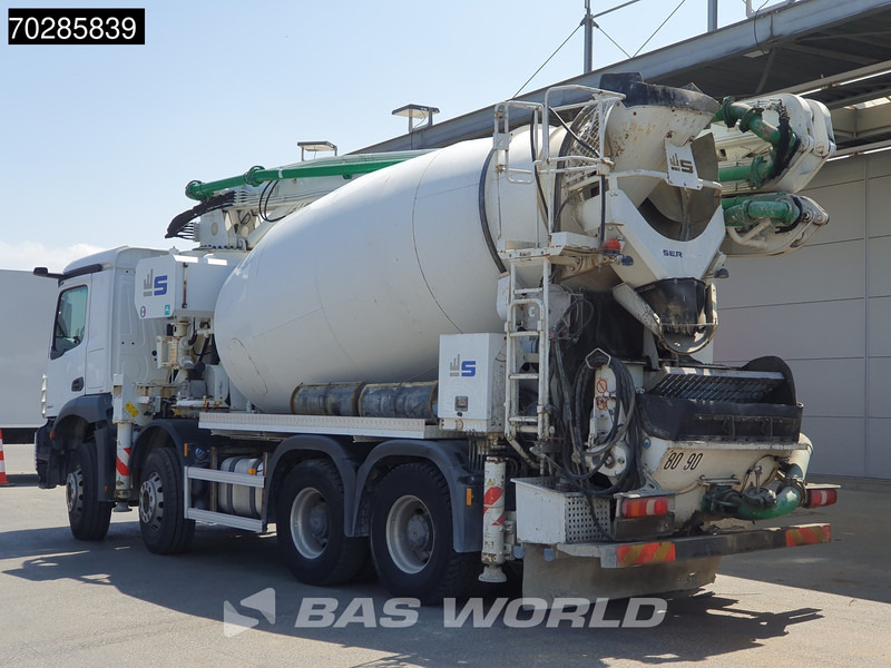Veoauto Mercedes-Benz Arocs 3243 8X4 Sermac Twinstar 4Z28 PUMI 9m3 Steelsuspension Big-Axle Euro 6: pilt 7