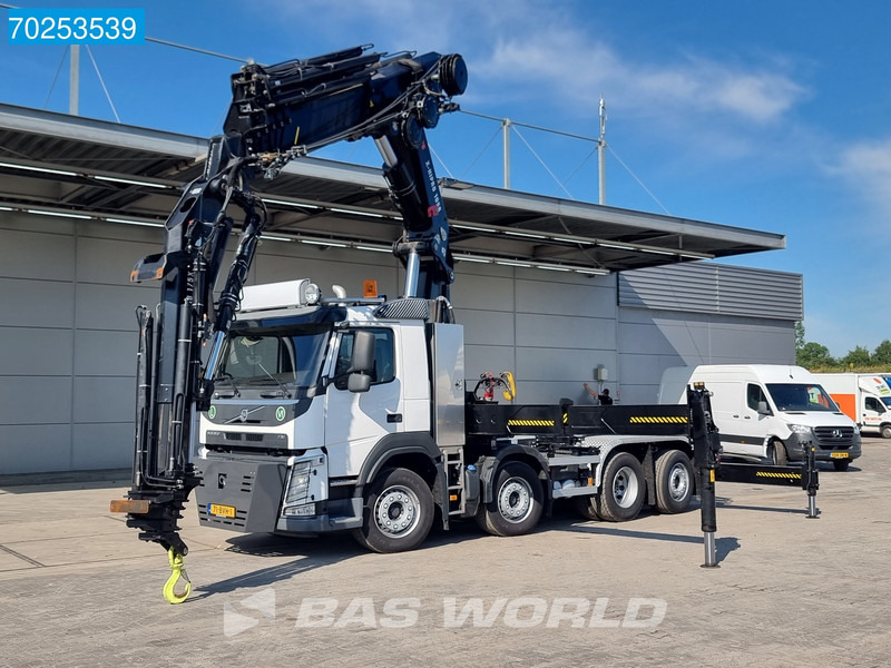 Volvo FM 420 8X2 Repaired Damage Hiab X-Hipro 1058E-6 Kran Crane Lift-Lenkachse - Veoauto, Kraanaga veoauto: pilt 5 Volvo FM 420 8X2 Repaired Damage Hiab X-Hipro 1058E-6 Kran Crane Lift-Lenkachse - Veoauto, Kraanaga veoauto: pilt 5