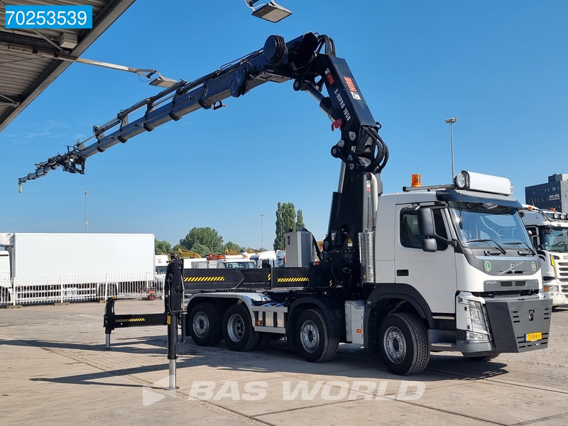 Volvo FM 420 8X2 Repaired Damage Hiab X-Hipro 1058E-6 Kran Crane Lift-Lenkachse - Veoauto, Kraanaga veoauto: pilt 3 Volvo FM 420 8X2 Repaired Damage Hiab X-Hipro 1058E-6 Kran Crane Lift-Lenkachse - Veoauto, Kraanaga veoauto: pilt 3
