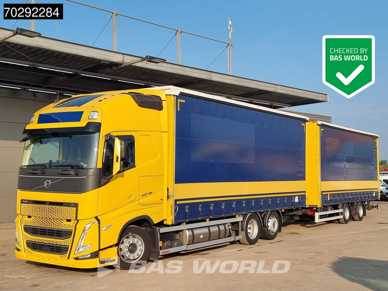 Volvo FH 460 6X2 LNG JUMBO LKW ACC Navi Standklima Liftachse Euro 6 - Tent veoauto: pilt 1 Volvo FH 460 6X2 LNG JUMBO LKW ACC Navi Standklima Liftachse Euro 6 - Tent veoauto: pilt 1