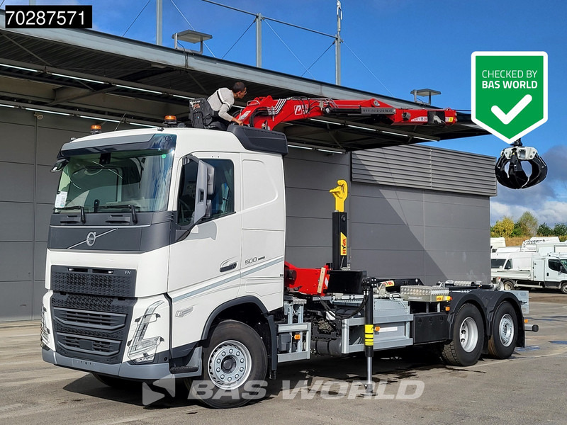 Volvo FH 500 6X2 Penz Crane 15Z9.50R HYVA 20-57-S Hooklift Lift+steering Automatic Euro 6 - Konkstõstukiga veoauto, Kraanaga veoauto: pilt 1 Volvo FH 500 6X2 Penz Crane 15Z9.50R HYVA 20-57-S Hooklift Lift+steering Automatic Euro 6 - Konkstõstukiga veoauto, Kraanaga veoauto: pilt 1