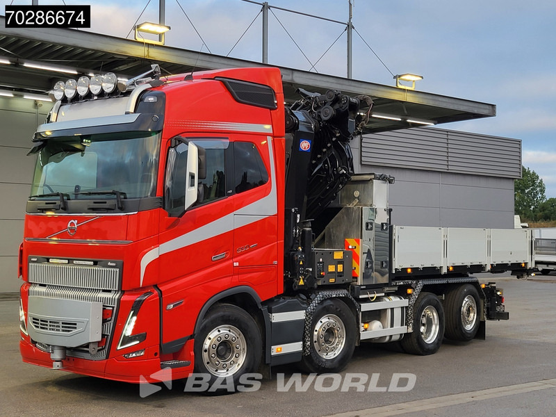 Volvo FH16 650 FH16 8X2 HMF 7020K-RCS Crane + Fly-Jib Lift+Steering-Axle Navi LED ACC Euro 6 - Madelveok/ Platvormveok, Kraanaga veoauto: pilt 5 Volvo FH16 650 FH16 8X2 HMF 7020K-RCS Crane + Fly-Jib Lift+Steering-Axle Navi LED ACC Euro 6 - Madelveok/ Platvormveok, Kraanaga veoauto: pilt 5