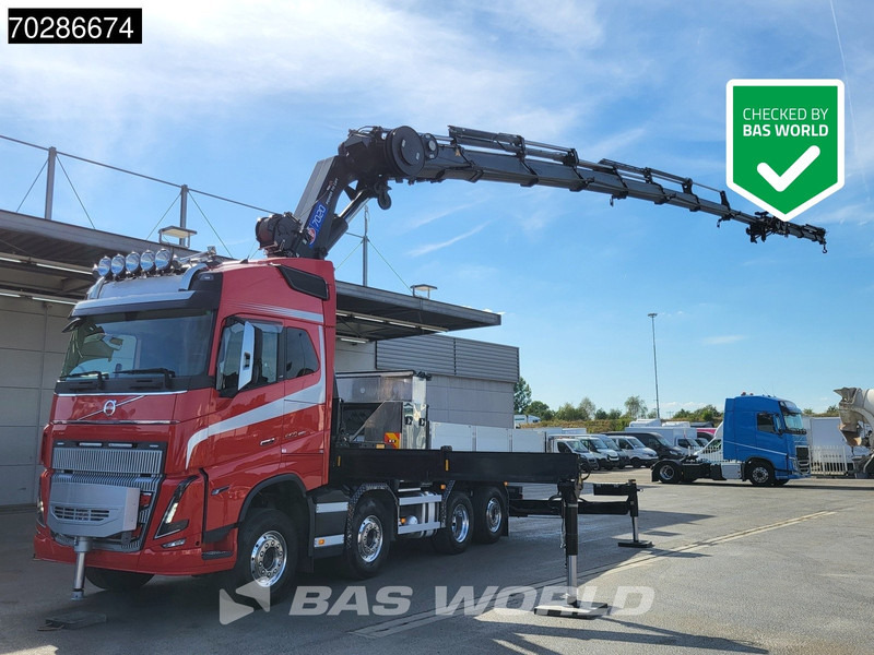 Volvo FH16 650 FH16 8X2 HMF 7020K-RCS Crane + Fly-Jib Lift+Steering-Axle Navi LED ACC Euro 6 - Madelveok/ Platvormveok, Kraanaga veoauto: pilt 1 Volvo FH16 650 FH16 8X2 HMF 7020K-RCS Crane + Fly-Jib Lift+Steering-Axle Navi LED ACC Euro 6 - Madelveok/ Platvormveok, Kraanaga veoauto: pilt 1