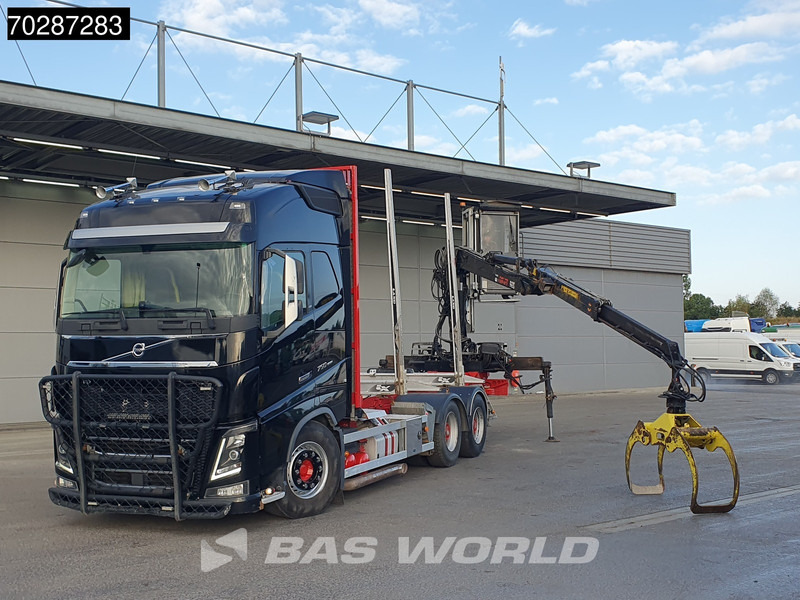 Volvo FH16 750 FH16 6X4 HIAB E96S 79 wood crane Retarder Dynamic-Steering Big-Axle Euro 6 - Metsaveok, Kraanaga veoauto: pilt 5 Volvo FH16 750 FH16 6X4 HIAB E96S 79 wood crane Retarder Dynamic-Steering Big-Axle Euro 6 - Metsaveok, Kraanaga veoauto: pilt 5