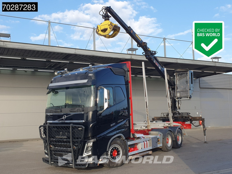 Volvo FH16 750 FH16 6X4 HIAB E96S 79 wood crane Retarder Dynamic-Steering Big-Axle Euro 6 - Metsaveok, Kraanaga veoauto: pilt 1 Volvo FH16 750 FH16 6X4 HIAB E96S 79 wood crane Retarder Dynamic-Steering Big-Axle Euro 6 - Metsaveok, Kraanaga veoauto: pilt 1