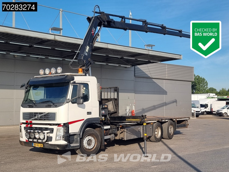 Volvo FM 300 6X2 NL-Truck Hiab 144 E-5 Hiduo Kran Crane Lift+Lenkachse Euro 5 - Madelveok/ Platvormveok, Kraanaga veoauto: pilt 1 Volvo FM 300 6X2 NL-Truck Hiab 144 E-5 Hiduo Kran Crane Lift+Lenkachse Euro 5 - Madelveok/ Platvormveok, Kraanaga veoauto: pilt 1