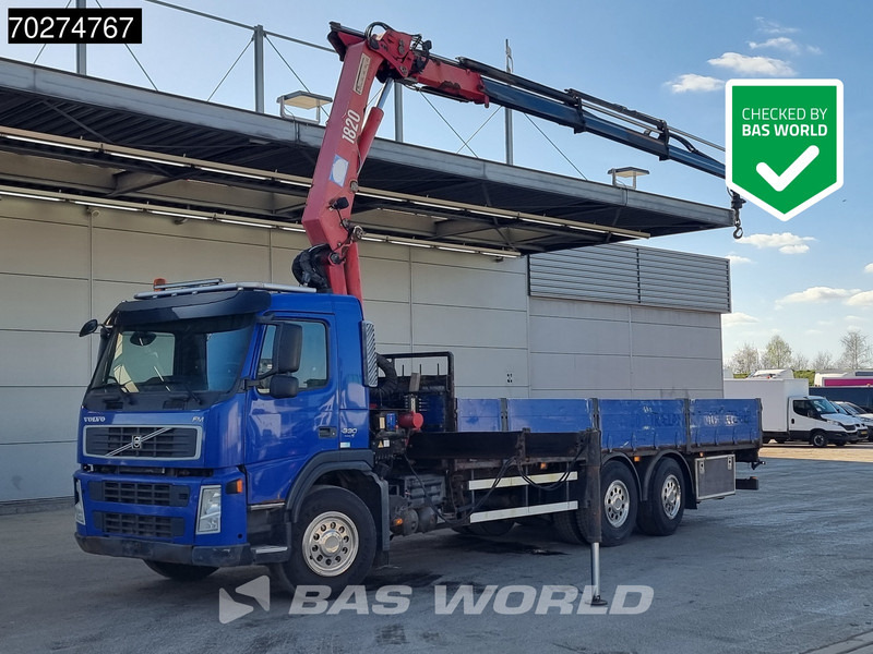 Volvo FM 330 6X2 HMF 1820 K3 Kran Crane Lift+Steering Axle Xenon Euro 5 - Madelveok/ Platvormveok, Kraanaga veoauto: pilt 1 Volvo FM 330 6X2 HMF 1820 K3 Kran Crane Lift+Steering Axle Xenon Euro 5 - Madelveok/ Platvormveok, Kraanaga veoauto: pilt 1
