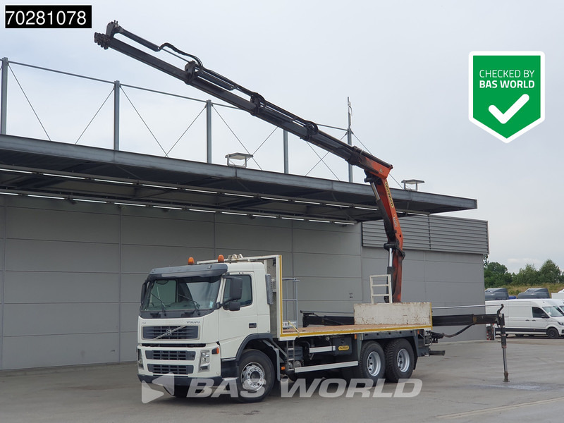 Volvo FM 340 6X4 Palfinger PK17000 Manual Full Steel Kraan Crane - Madelveok/ Platvormveok, Kraanaga veoauto: pilt 1 Volvo FM 340 6X4 Palfinger PK17000 Manual Full Steel Kraan Crane - Madelveok/ Platvormveok, Kraanaga veoauto: pilt 1