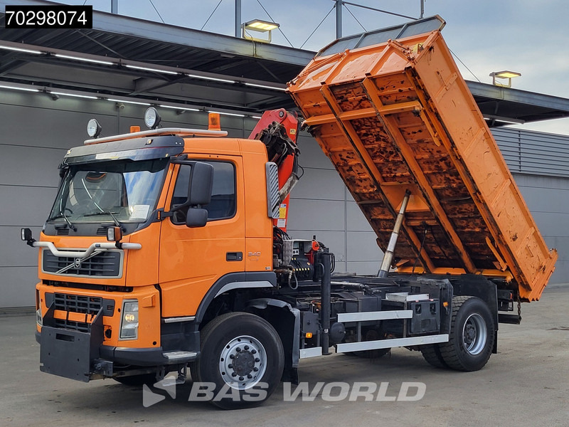 Volvo FM 340 FM 4X4 4x4 Crane Palfinger PK10501 Tipper Big-Axle Full Steel - Kallurauto, Kraanaga veoauto: pilt 3 Volvo FM 340 FM 4X4 4x4 Crane Palfinger PK10501 Tipper Big-Axle Full Steel - Kallurauto, Kraanaga veoauto: pilt 3