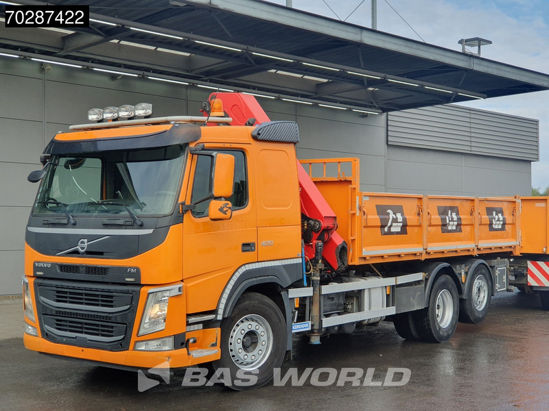 Volvo FM 420 6X2 HMF 2120 K 4 Crane Lift+lenkasche Euro 6 - Kallurauto, Kraanaga veoauto: pilt 3 Volvo FM 420 6X2 HMF 2120 K 4 Crane Lift+lenkasche Euro 6 - Kallurauto, Kraanaga veoauto: pilt 3