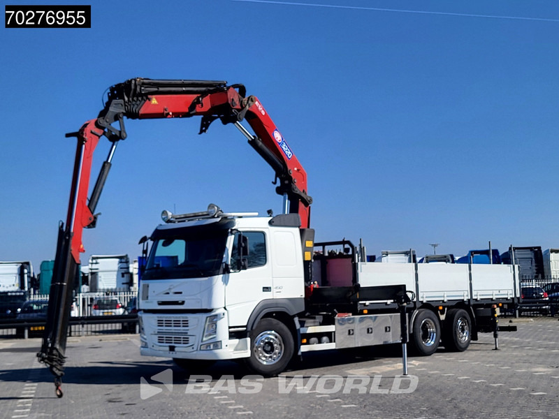 Volvo FM 450 6X2 HMF 3220 Crane Kran Lift-Lenkachse VEB+ Euro 6 - Madelveok/ Platvormveok, Kraanaga veoauto: pilt 2 Volvo FM 450 6X2 HMF 3220 Crane Kran Lift-Lenkachse VEB+ Euro 6 - Madelveok/ Platvormveok, Kraanaga veoauto: pilt 2