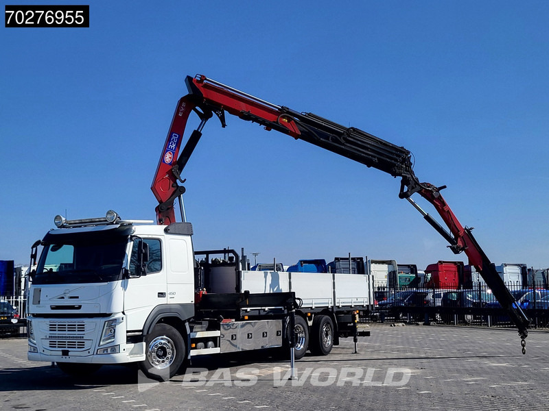 Volvo FM 450 6X2 HMF 3220 Crane Kran Lift-Lenkachse VEB+ Euro 6 - Madelveok/ Platvormveok, Kraanaga veoauto: pilt 5 Volvo FM 450 6X2 HMF 3220 Crane Kran Lift-Lenkachse VEB+ Euro 6 - Madelveok/ Platvormveok, Kraanaga veoauto: pilt 5