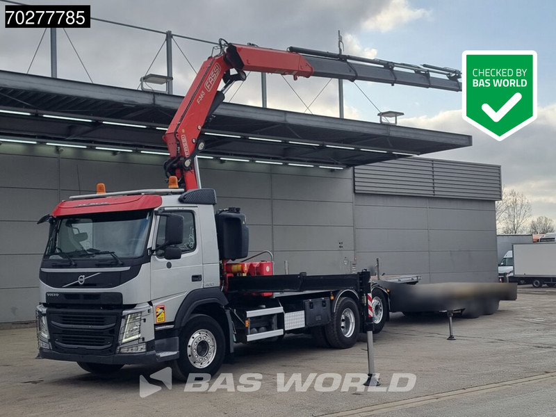 Volvo FM 460 6X2 Fassi F365A.2.25 E-Dynamic Retarder Euro 6 Kraan Crane - Madelveok/ Platvormveok, Kraanaga veoauto: pilt 1 Volvo FM 460 6X2 Fassi F365A.2.25 E-Dynamic Retarder Euro 6 Kraan Crane - Madelveok/ Platvormveok, Kraanaga veoauto: pilt 1