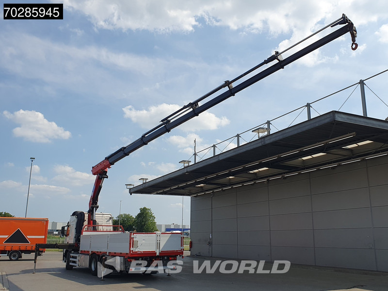 Volvo FM 500 6X2 HMF 3220-K7 Crane Kran Lift-Steering Axle Euro 6 - Madelveok/ Platvormveok, Kraanaga veoauto: pilt 2 Volvo FM 500 6X2 HMF 3220-K7 Crane Kran Lift-Steering Axle Euro 6 - Madelveok/ Platvormveok, Kraanaga veoauto: pilt 2