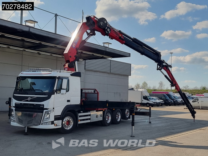 Volvo FM 500 8X4 HMF5020 K6 + Fly Jib Lift+Lenkachse Crane Kran Euro 6 - Madelveok/ Platvormveok, Kraanaga veoauto: pilt 5 Volvo FM 500 8X4 HMF5020 K6 + Fly Jib Lift+Lenkachse Crane Kran Euro 6 - Madelveok/ Platvormveok, Kraanaga veoauto: pilt 5
