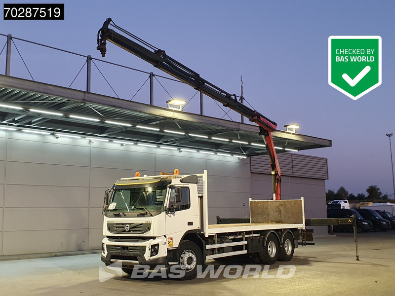 Volvo FMX 370 6X4 Palfinger PK18002 EH Crane Kran Automatic Euro 5 - Madelveok/ Platvormveok, Kraanaga veoauto: pilt 1 Volvo FMX 370 6X4 Palfinger PK18002 EH Crane Kran Automatic Euro 5 - Madelveok/ Platvormveok, Kraanaga veoauto: pilt 1