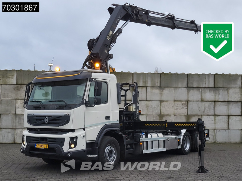 Volvo FMX 370 FMX 6X2 HIAB 244 E P-3 Hipro Kran + XR21S56 containersystem Lift+steering - Konkstõstukiga veoauto, Kraanaga veoauto: pilt 1 Volvo FMX 370 FMX 6X2 HIAB 244 E P-3 Hipro Kran + XR21S56 containersystem Lift+steering - Konkstõstukiga veoauto, Kraanaga veoauto: pilt 1