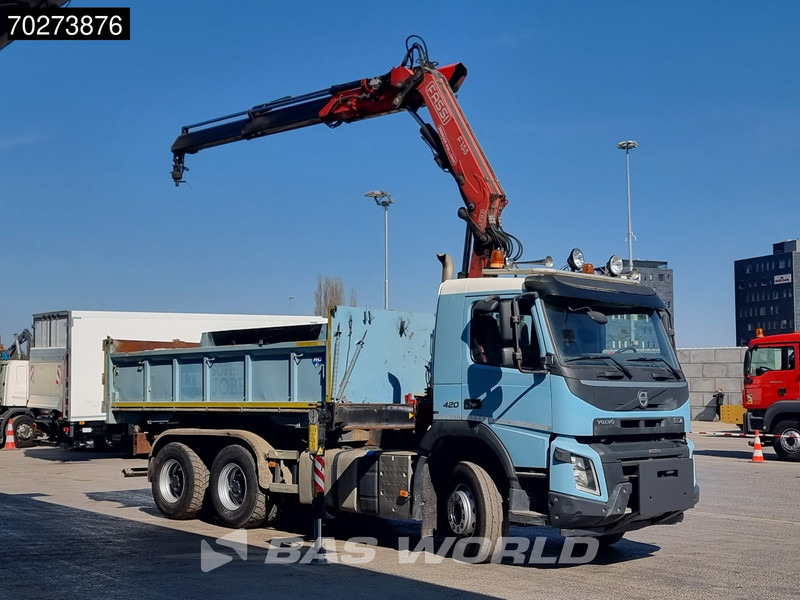 Volvo FMX 420 6X4 Fassi F155A.2.22 Crane 9m3 Big-Axle Automatic Euro 5 - Kallurauto, Kraanaga veoauto: pilt 2 Volvo FMX 420 6X4 Fassi F155A.2.22 Crane 9m3 Big-Axle Automatic Euro 5 - Kallurauto, Kraanaga veoauto: pilt 2