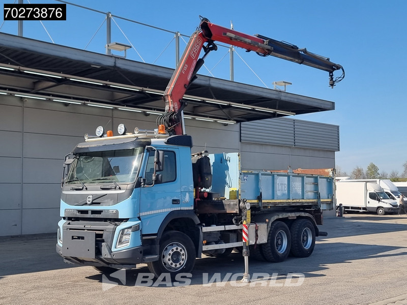 Volvo FMX 420 6X4 Fassi F155A.2.22 Crane 9m3 Big-Axle Automatic Euro 5 - Kallurauto, Kraanaga veoauto: pilt 1 Volvo FMX 420 6X4 Fassi F155A.2.22 Crane 9m3 Big-Axle Automatic Euro 5 - Kallurauto, Kraanaga veoauto: pilt 1