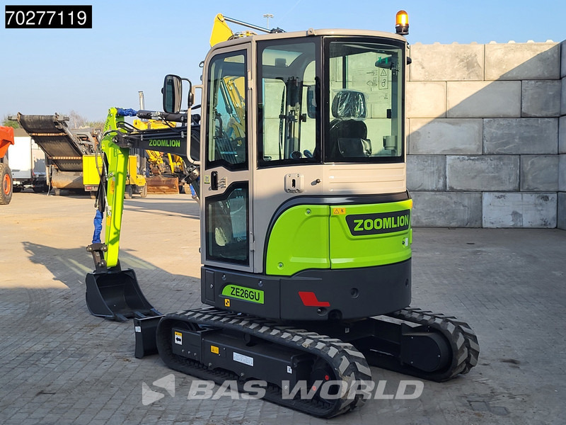 Zoomlion ZE26 GU A/C - CE CERTIFIED - Miniekskavaator: pilt 5 Zoomlion ZE26 GU A/C - CE CERTIFIED - Miniekskavaator: pilt 5