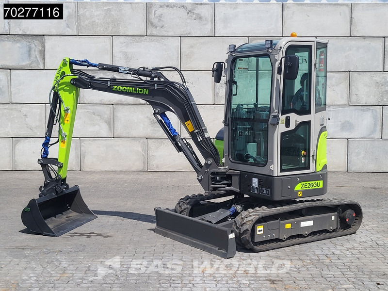 Zoomlion ZE26 GU A/C - CE CERTIFIED - Miniekskavaator: pilt 3 Zoomlion ZE26 GU A/C - CE CERTIFIED - Miniekskavaator: pilt 3
