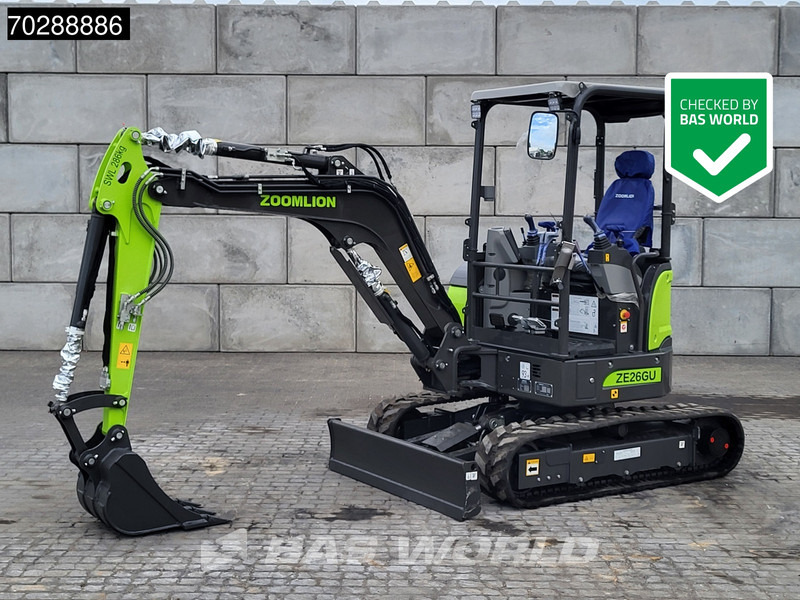 Zoomlion ZE26 GU - Miniekskavaator: pilt 1 Zoomlion ZE26 GU - Miniekskavaator: pilt 1