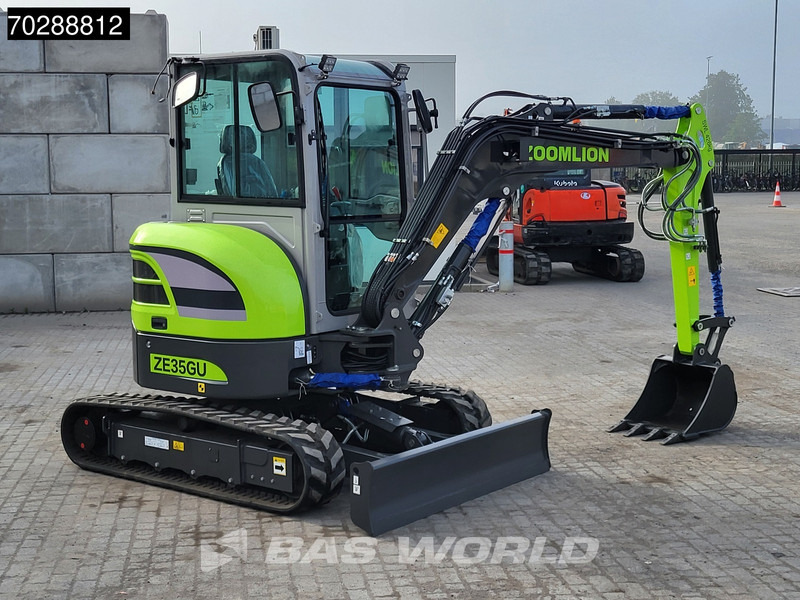Uus Miniekskavaator Zoomlion ZE35 GU A/C - CE CERTIFIED: pilt 8