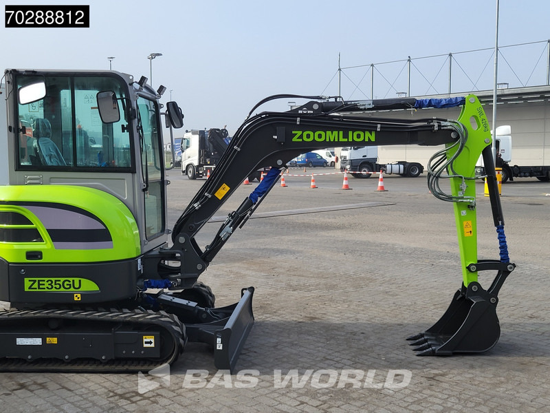 Uus Miniekskavaator Zoomlion ZE35 GU A/C - CE CERTIFIED: pilt 9