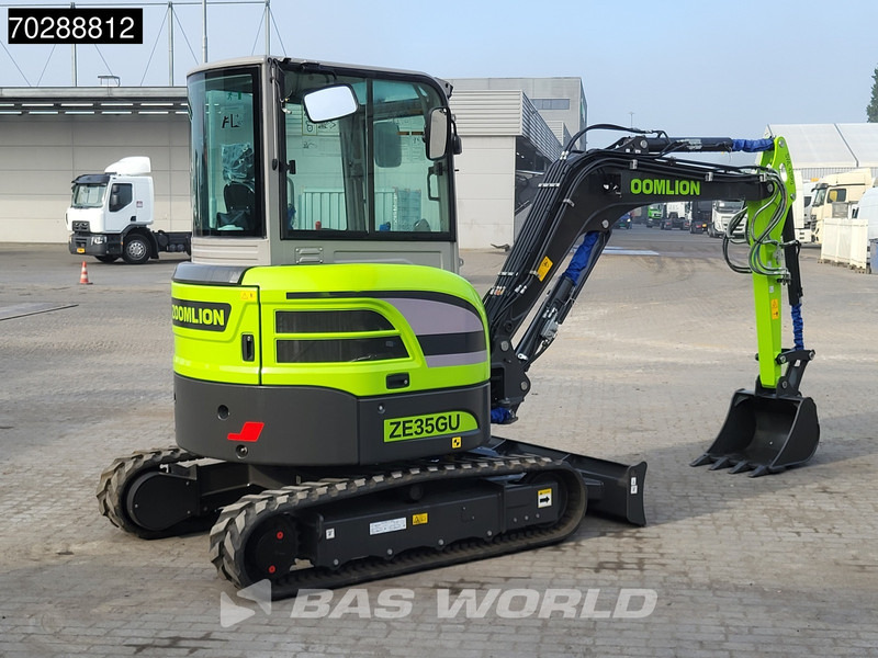 Uus Miniekskavaator Zoomlion ZE35 GU A/C - CE CERTIFIED: pilt 6