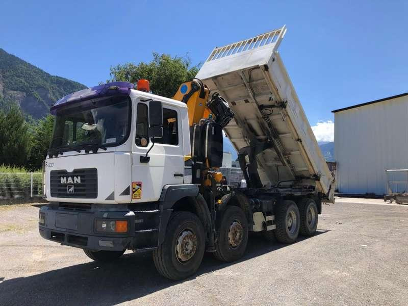 MAN Camion Benne GRUE F2000 - Kallurauto: pilt 2 MAN Camion Benne GRUE F2000 - Kallurauto: pilt 2