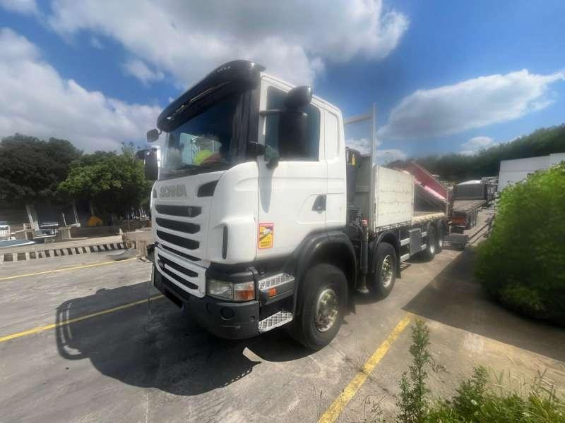 Scania G480 8X4 GRUE FASSI - Madelveok/ Platvormveok: pilt 1 Scania G480 8X4 GRUE FASSI - Madelveok/ Platvormveok: pilt 1