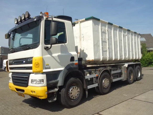 DAF CF 410 8X4 NCH CONTAINER SYSTEEM 32 TON 90 graden silo containers - Veoauto - kaablisüsteem: pilt 3 DAF CF 410 8X4 NCH CONTAINER SYSTEEM 32 TON 90 graden silo containers - Veoauto - kaablisüsteem: pilt 3