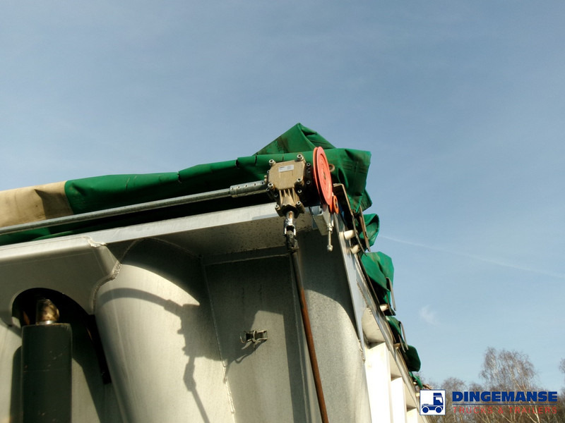 Kallur-poolhaagis Benalu Tipper trailer alu 22 m3 + tarpaulin: pilt 15