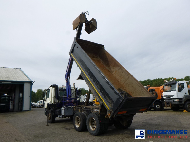 DAF CF 75.310 6x4 RHD tipper + HMF 1144 K-1 + grapple - Kraanaga veoauto: pilt 3 DAF CF 75.310 6x4 RHD tipper + HMF 1144 K-1 + grapple - Kraanaga veoauto: pilt 3