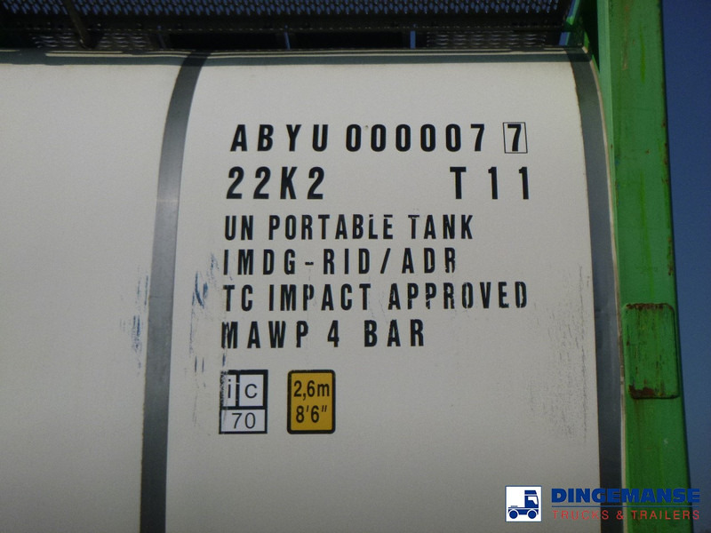 Säilitusmahuti Danteco Food tank container inox 20 ft / 25 m3 / 1 comp: pilt 6