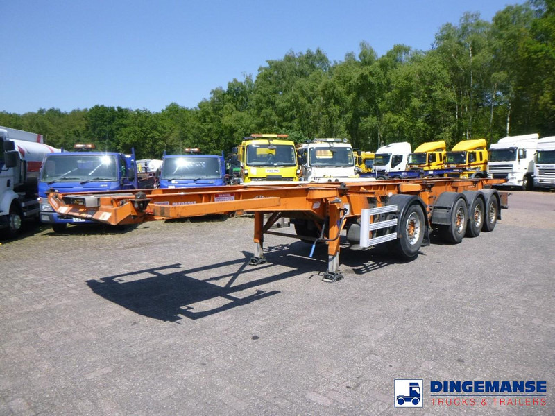Dennison 4-axle container combi trailer (3 + 1 axles) 20-30-40-45 ft - Konteinerveduk/ Tõstukiga poolhaagis: pilt 1 Dennison 4-axle container combi trailer (3 + 1 axles) 20-30-40-45 ft - Konteinerveduk/ Tõstukiga poolhaagis: pilt 1