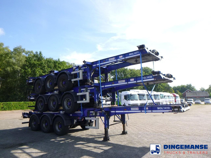 Dennison Stack - 3 x container trailer 20-30-40-45 ft - Konteinerveduk/ Tõstukiga poolhaagis: pilt 2 Dennison Stack - 3 x container trailer 20-30-40-45 ft - Konteinerveduk/ Tõstukiga poolhaagis: pilt 2
