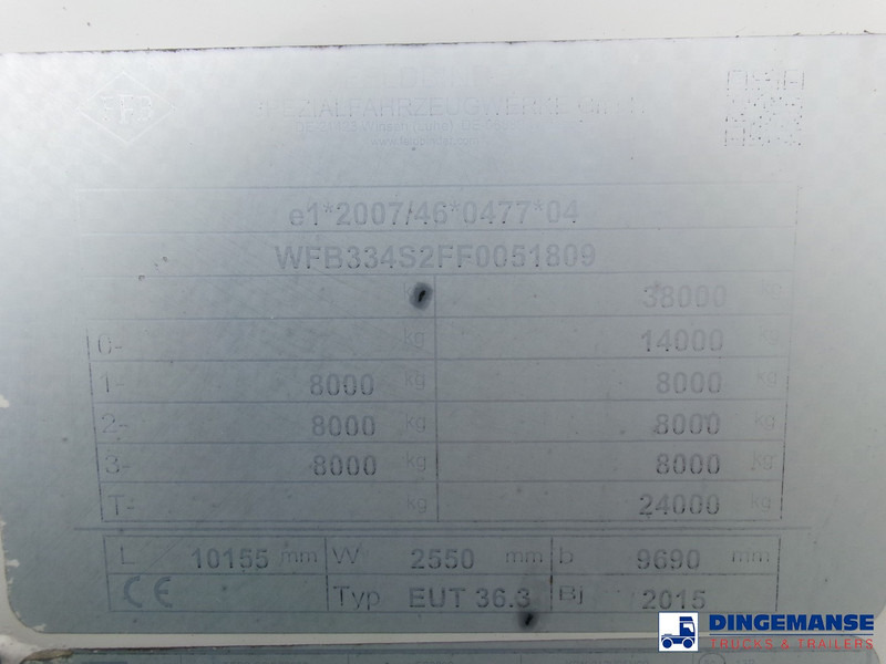 Tsistern poolhaagis Feldbinder Powder tank alu 36 m3 / 1 comp: pilt 20