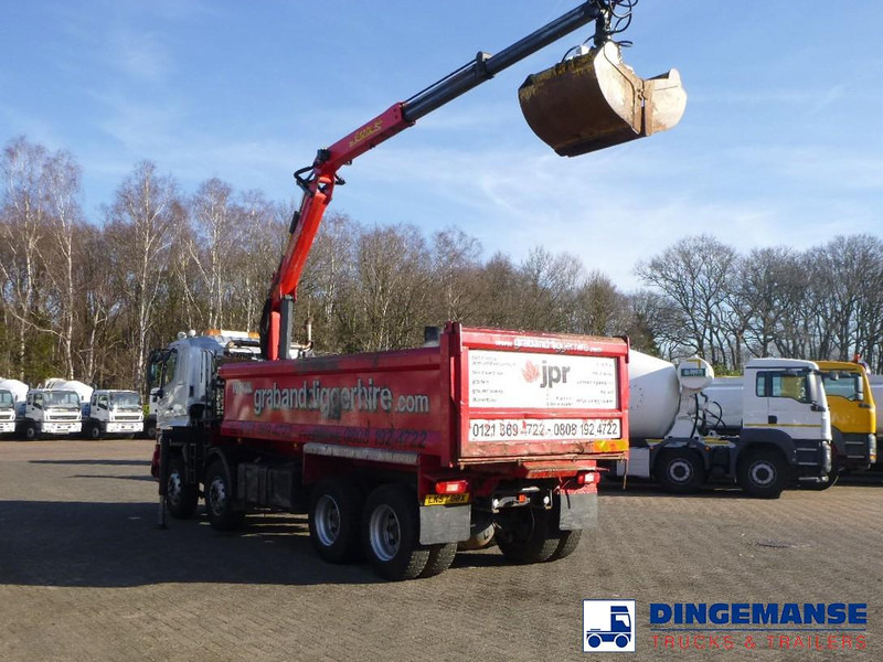 Hino FY1EUKA 8x4 tipper RHD + Palfinger E120L + grapple - Kraanaga veoauto: pilt 4 Hino FY1EUKA 8x4 tipper RHD + Palfinger E120L + grapple - Kraanaga veoauto: pilt 4