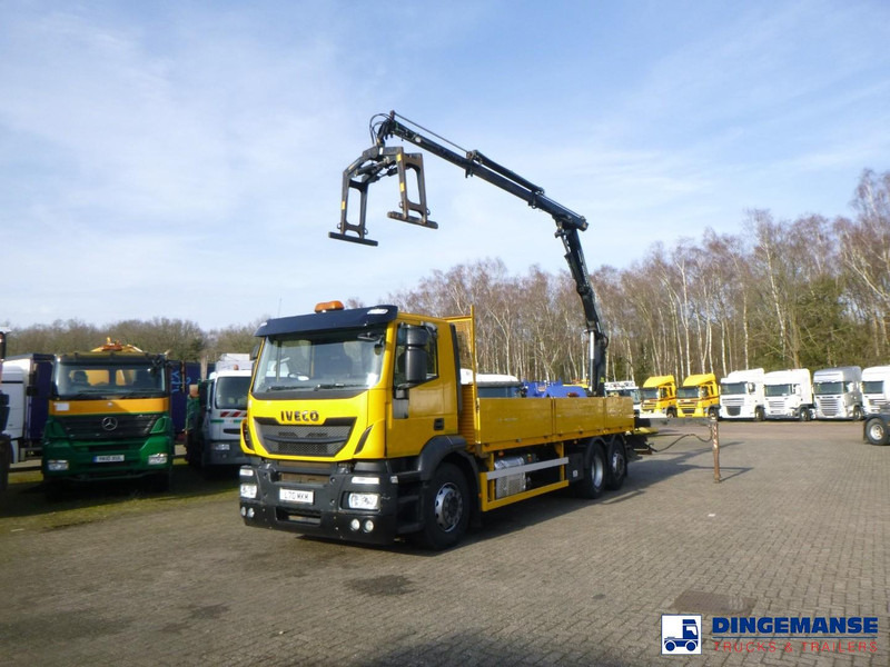 Iveco Stralis 310 6x2 Euro 6 RHD + Atlas 105.2 crane - Kraanaga veoauto: pilt 1 Iveco Stralis 310 6x2 Euro 6 RHD + Atlas 105.2 crane - Kraanaga veoauto: pilt 1