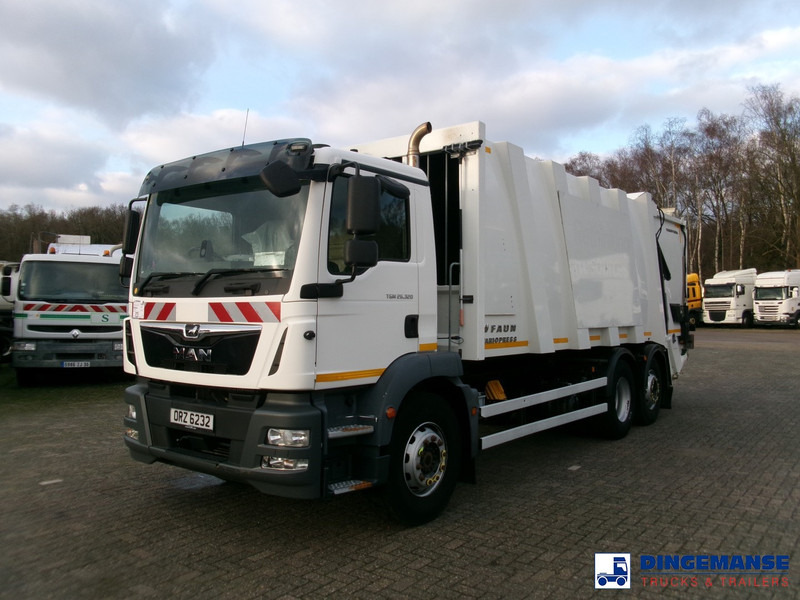 MAN TGM 26.320 6X2 Euro 6 RHD Faun refuse truck - Prügiauto: pilt 1 MAN TGM 26.320 6X2 Euro 6 RHD Faun refuse truck - Prügiauto: pilt 1