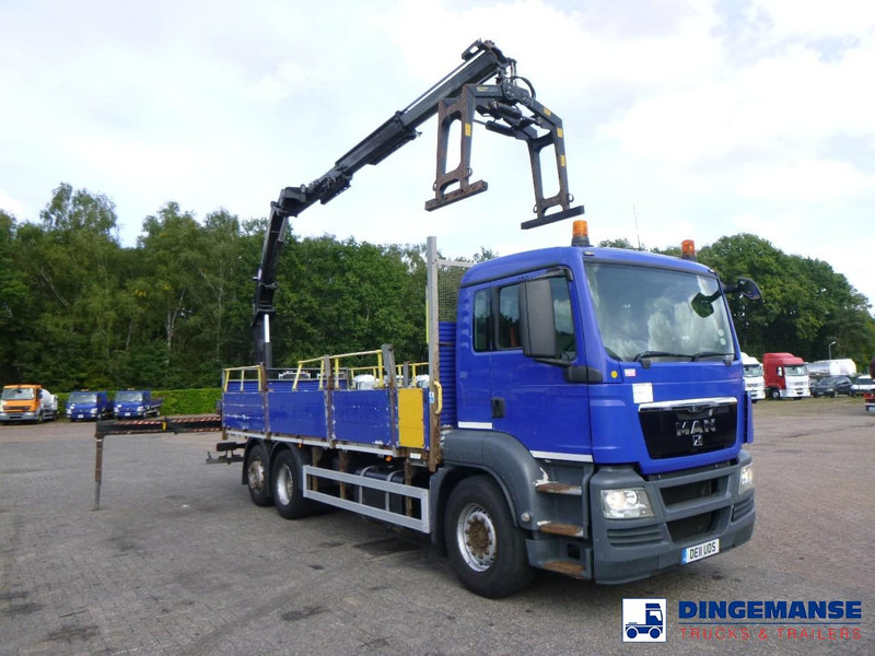 MAN TGS 26.360 6x2 RHD + HMF 1420 K2 - Kraanaga veoauto: pilt 2 MAN TGS 26.360 6x2 RHD + HMF 1420 K2 - Kraanaga veoauto: pilt 2