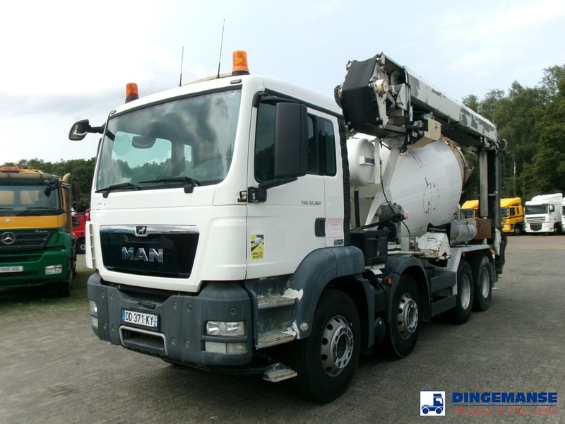 MAN TGS 32.360 8X4 Euro 6 Liebherr concrete mixer 8 m3 + belt - Autobetoonisegisti: pilt 1 MAN TGS 32.360 8X4 Euro 6 Liebherr concrete mixer 8 m3 + belt - Autobetoonisegisti: pilt 1
